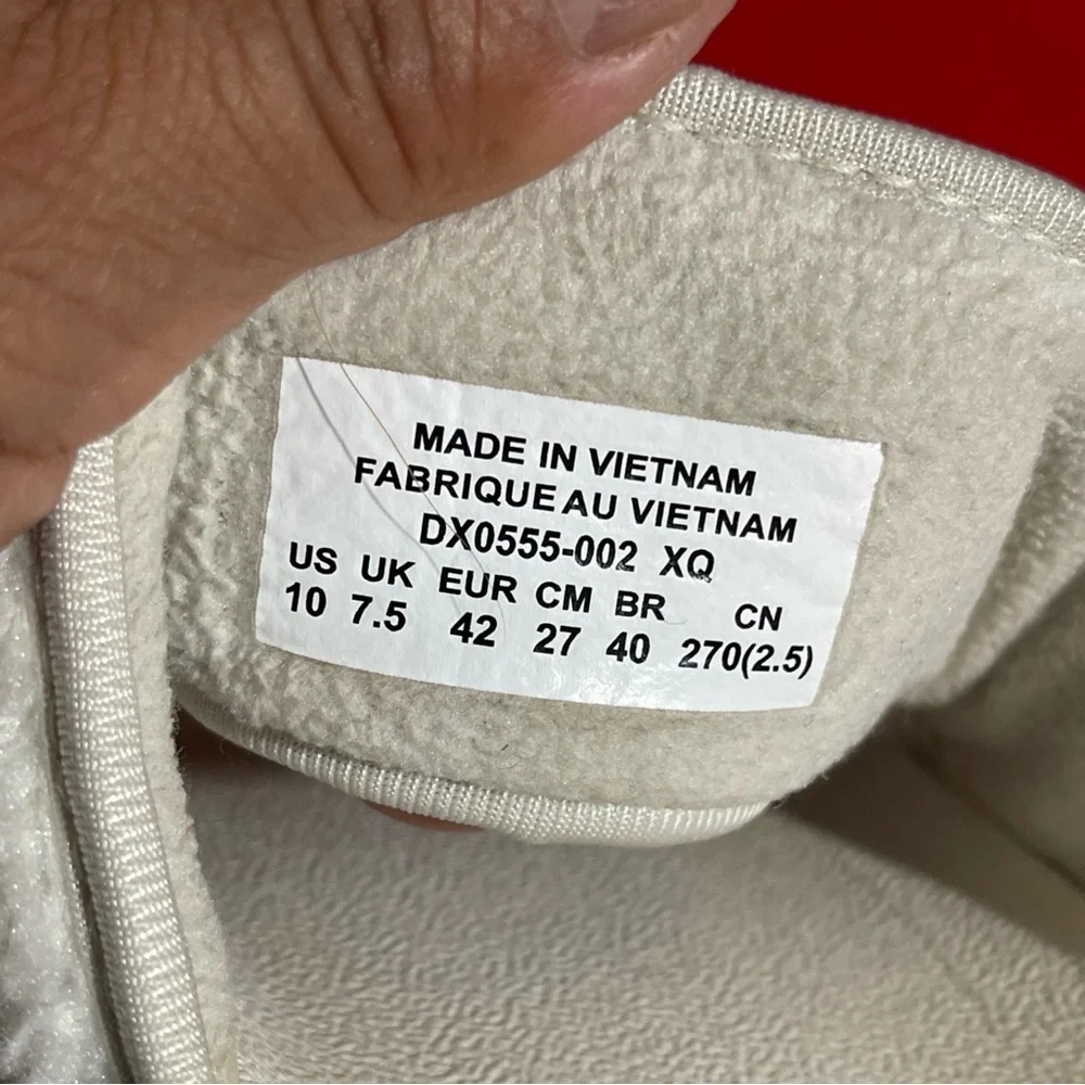 Nike Off Court Duo Sherpa Slide Sandals White Woman's Size 10 Shoes DX0555-002